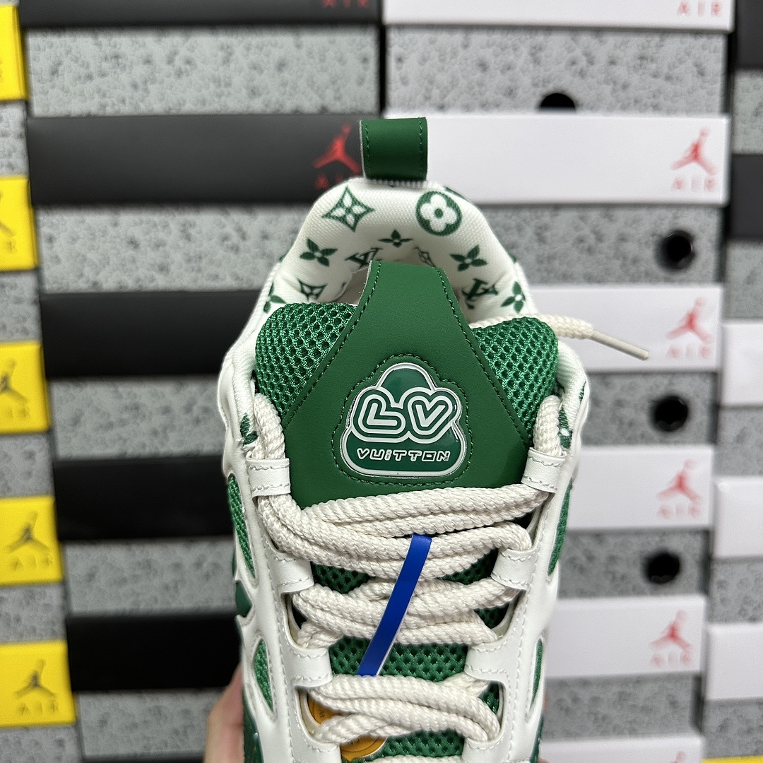 Louis Vuitton Skate Sneaker SK8 (White Green) - Image 3