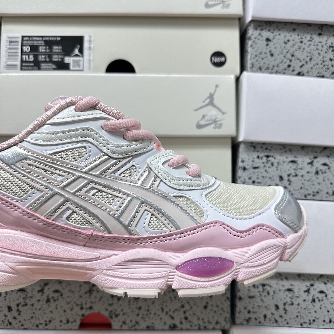 ASICS Gel-NYC Kicki Yang Zhang Pink Cream Pure Silver 1203A571-100 - Image 9