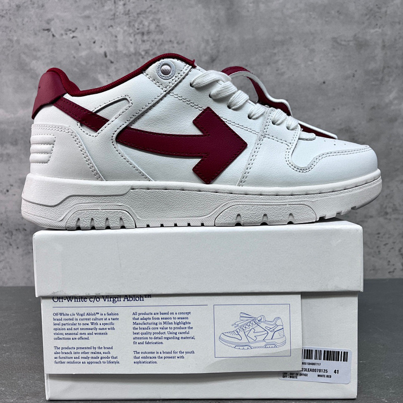 Off-White White Red
