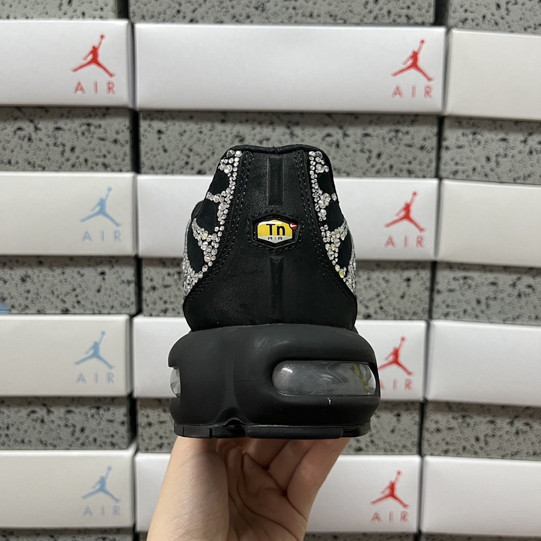 Nike Air Max Plus Swarovski Moonlight Black Silver Diamond FZ4237 - Image 3