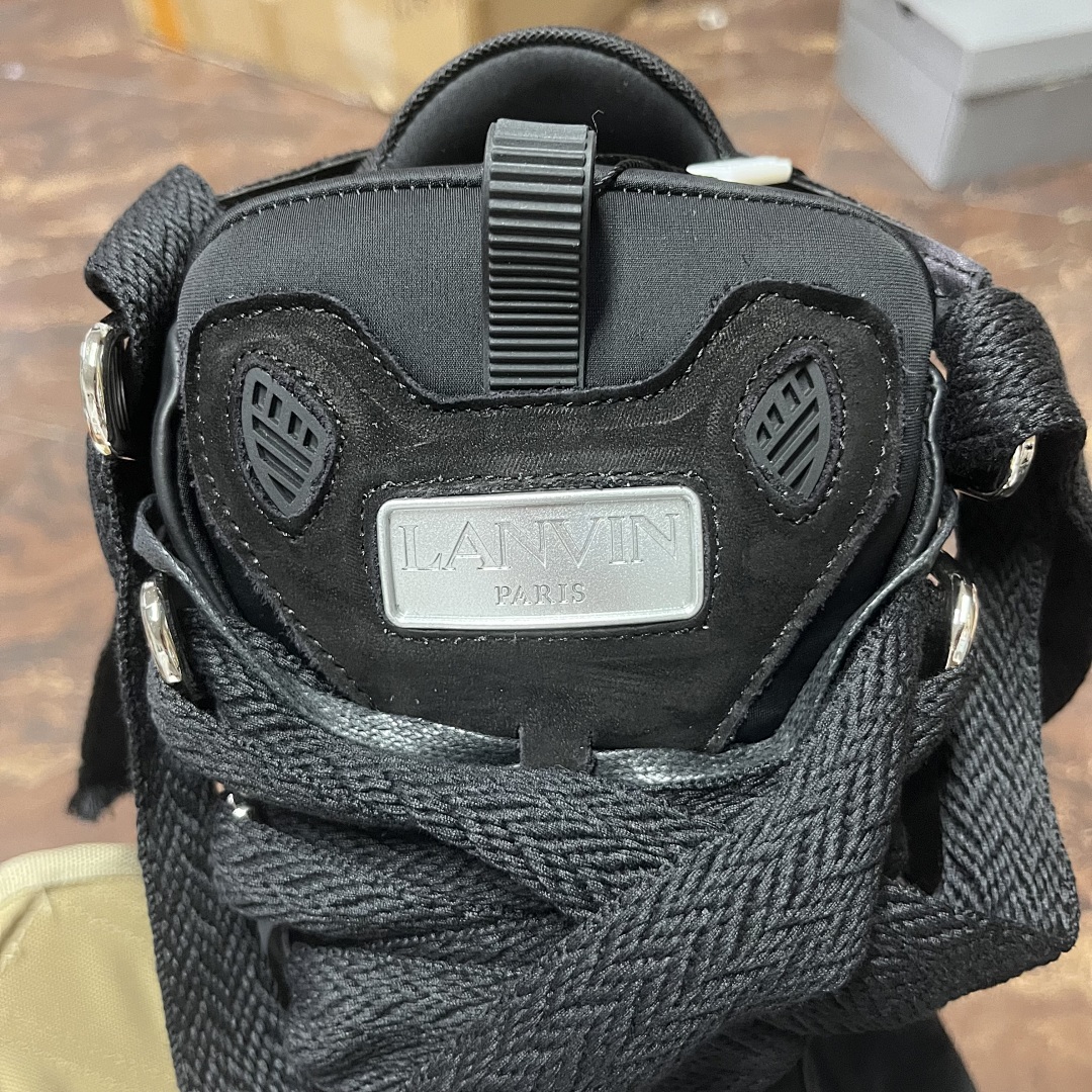Lanvin Leather Curb (Triple Black) - Image 12