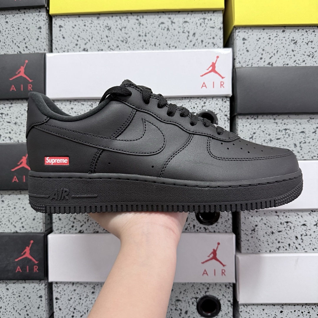 Nike Air Force 1 Low Supreme Black Sup - Image 10