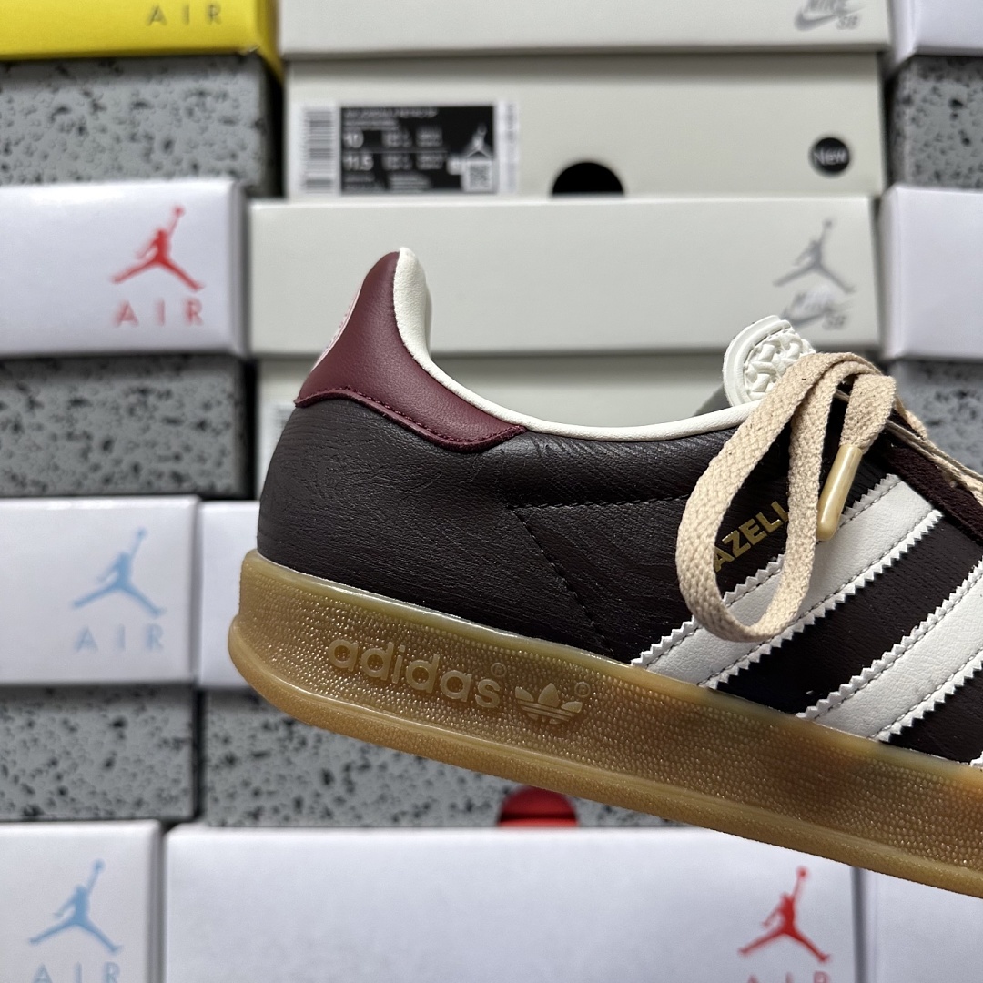 Adidas Gazelle Indoor The Blue Trio Bronze Light Brown JP5671 - Image 10