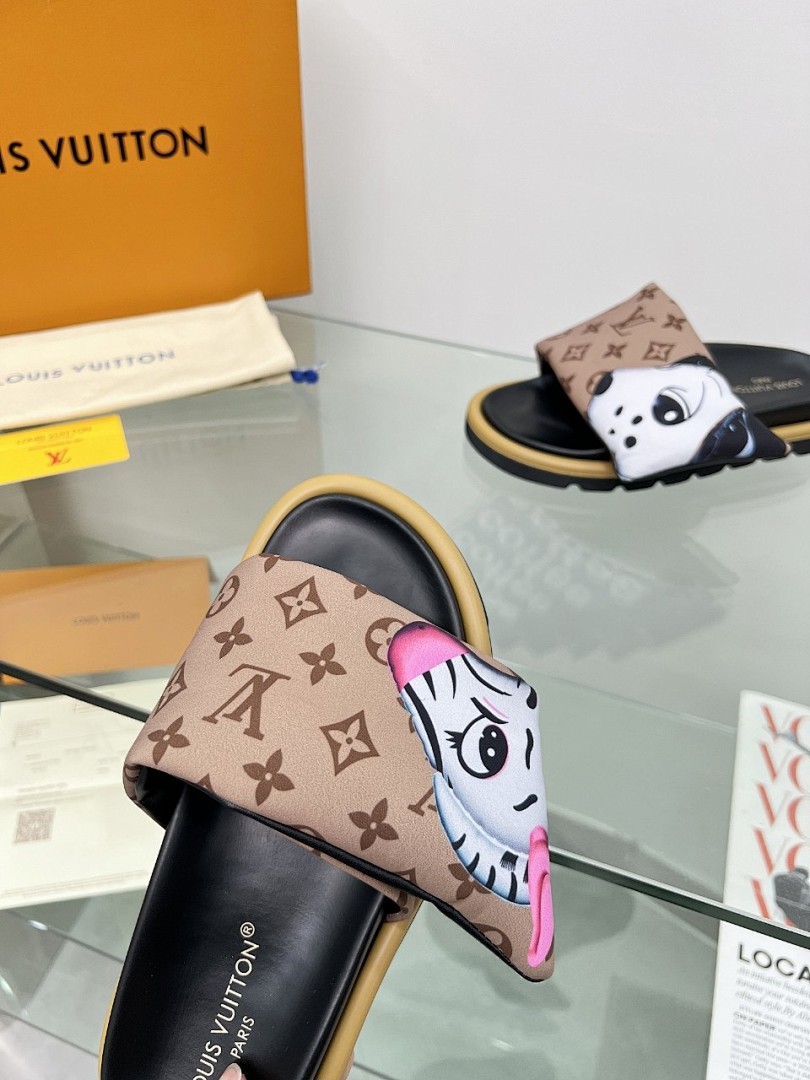 Louis Vuitton Velcro Slippers - Image 4