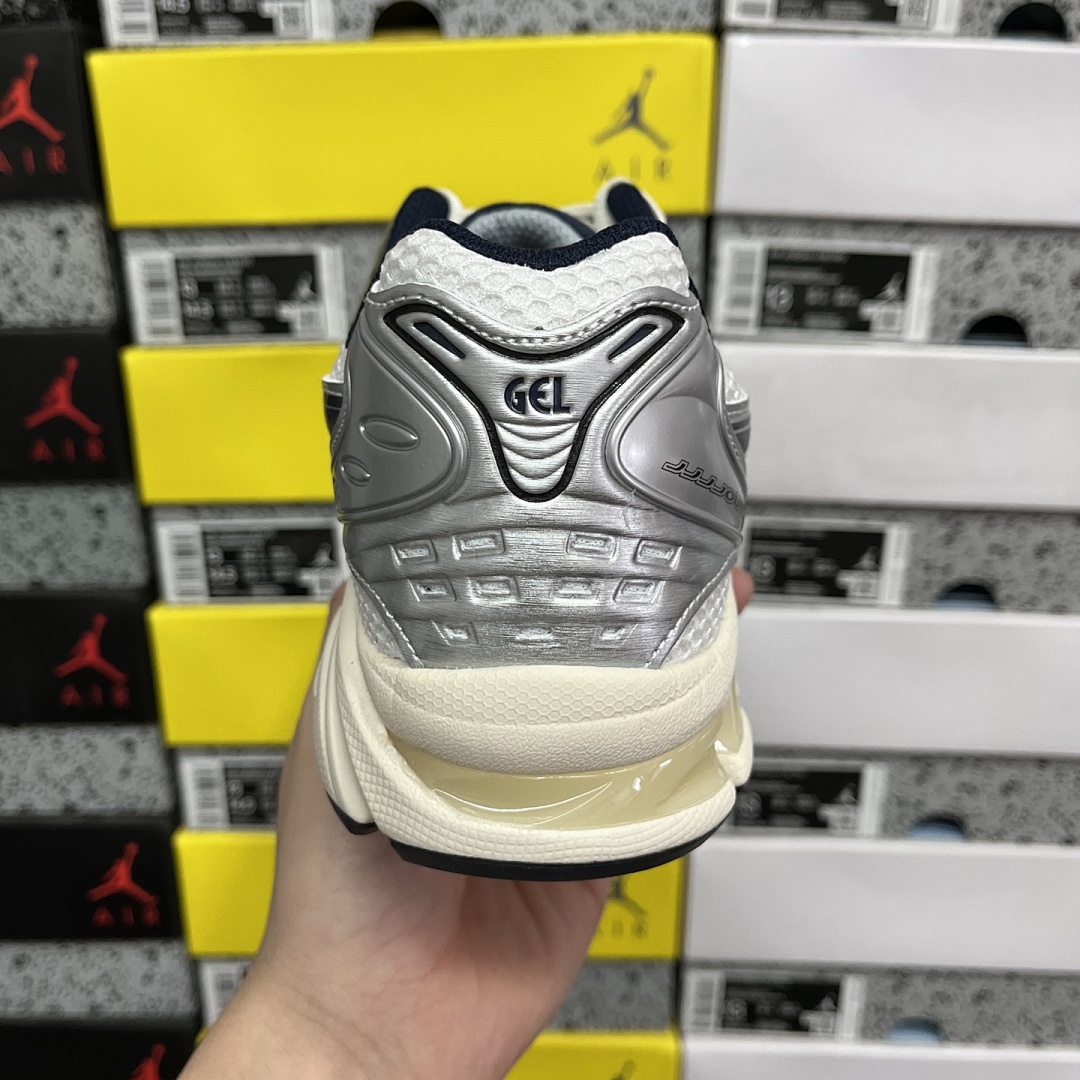 ASICS Gel-Kayano 14 JJJJound White Navy 1203A961-100 (Silver) - Image 4