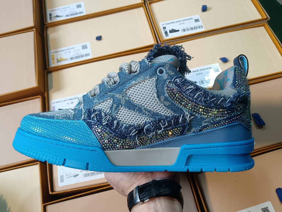 Louis Vuitton LV SkateBlack Sports Shoes - Image 6