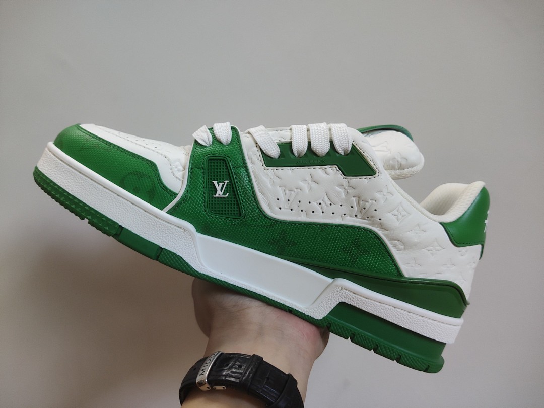 Louis Vuitton LV Trainer #54 Signature (Green White) - Image 2