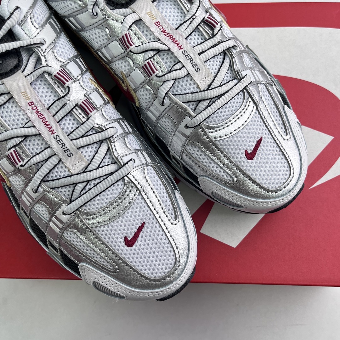 Nike P-6000 White Gold Red BV1021-101 - Image 3