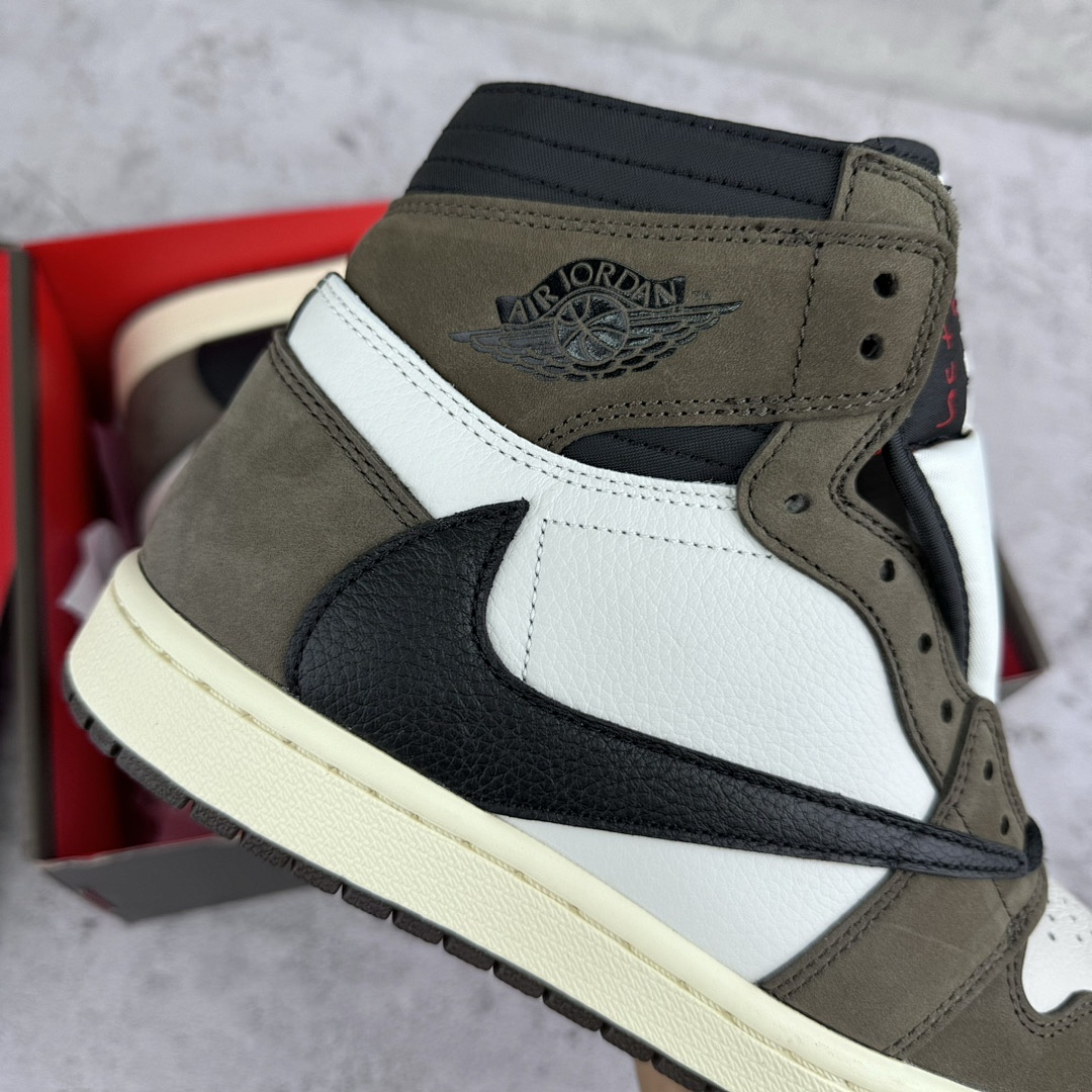 Chanel Jordan 1 Retro High OG SP Travis Scott (Mocha) - Image 7