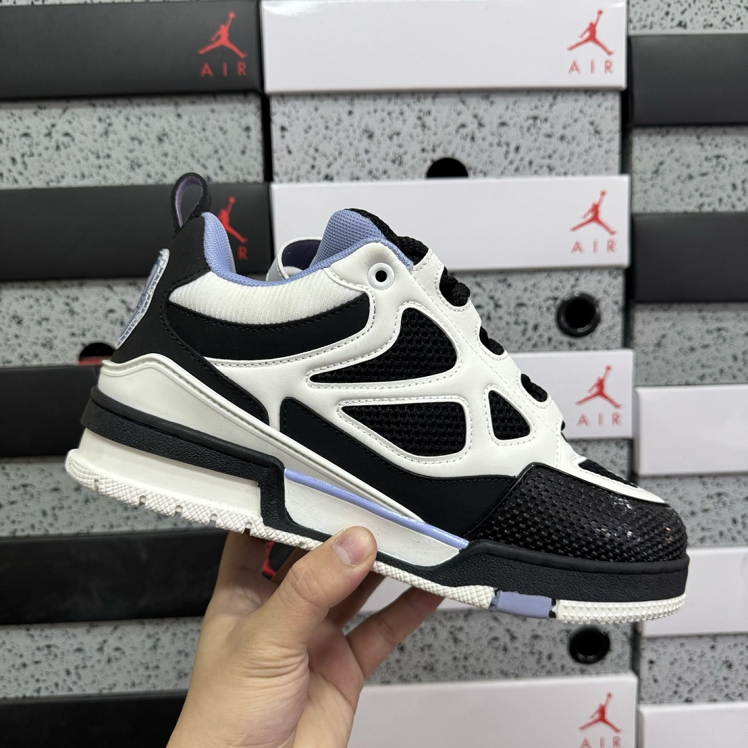 Louis Vuitton Skate Sneaker SK8 (Black Grey Blue) - Image 8