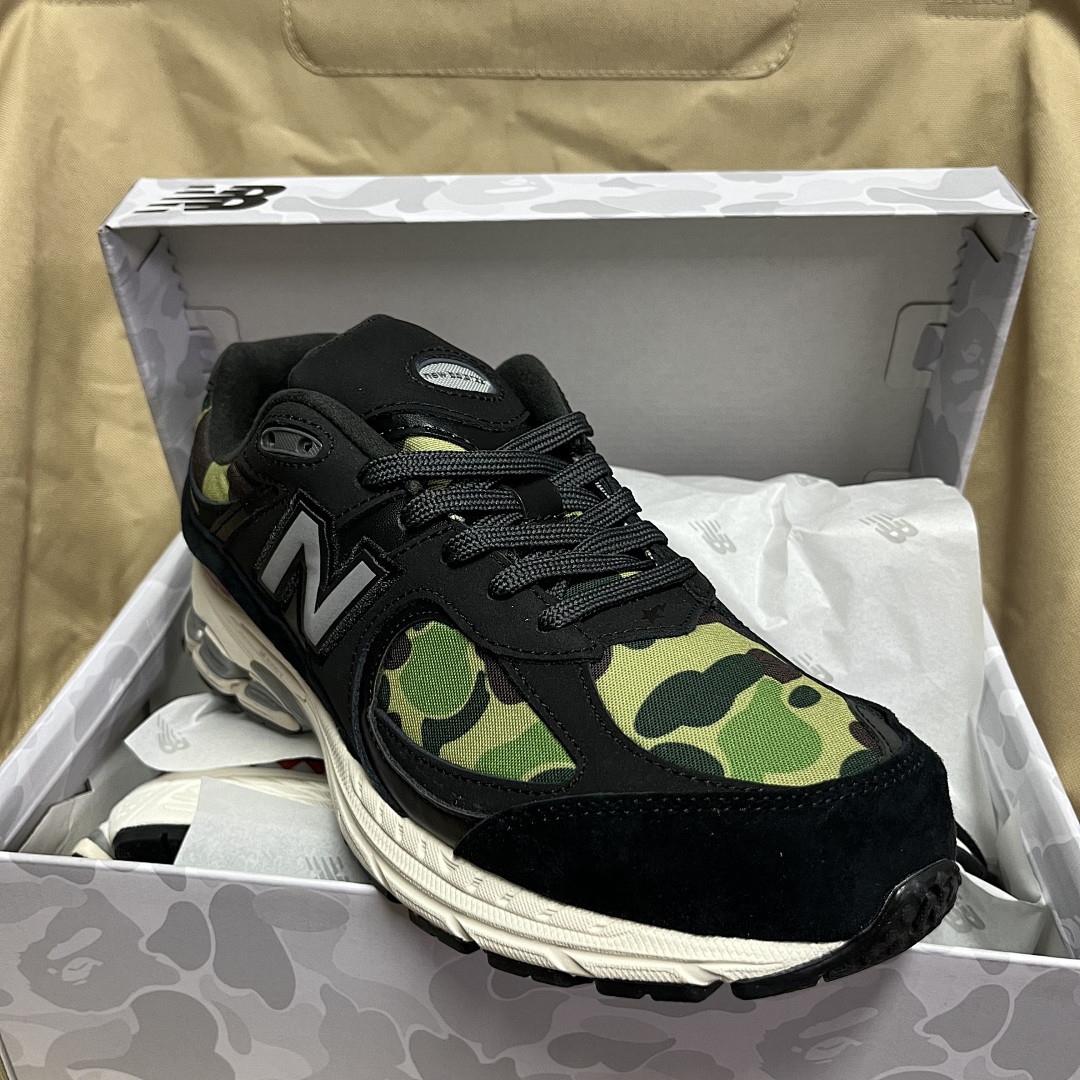 New Balance 2002R BAPE (Black) - Image 11