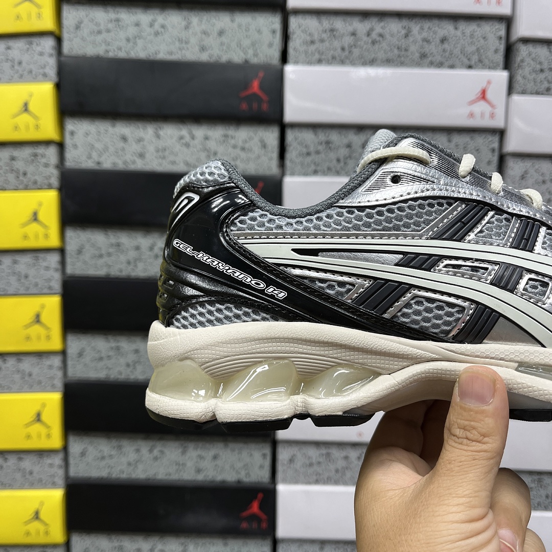 ASICS Gel-Kayano 14 Black Glacier (Grey Silver) - Image 10