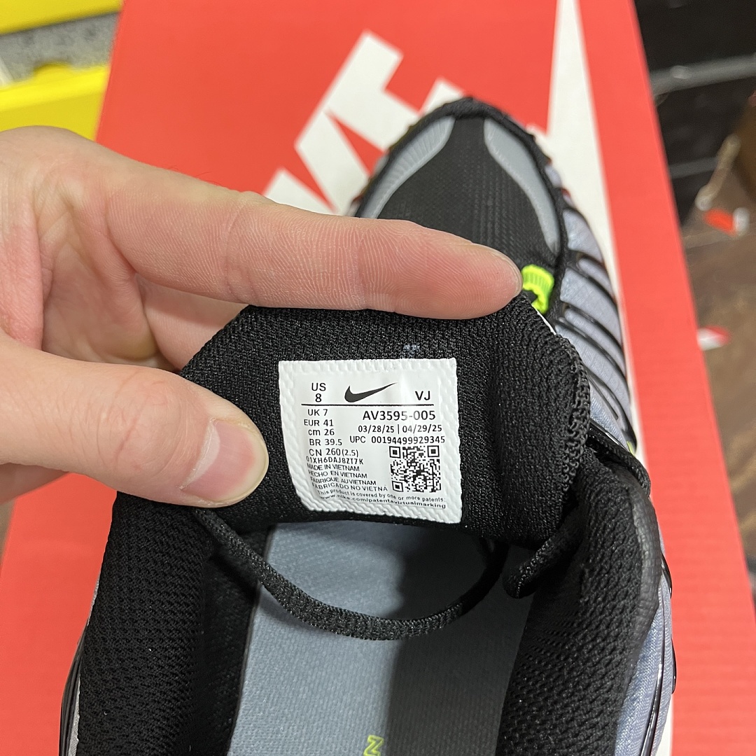 Nike Shox TL Wolf Grey Lime Blast - Image 10