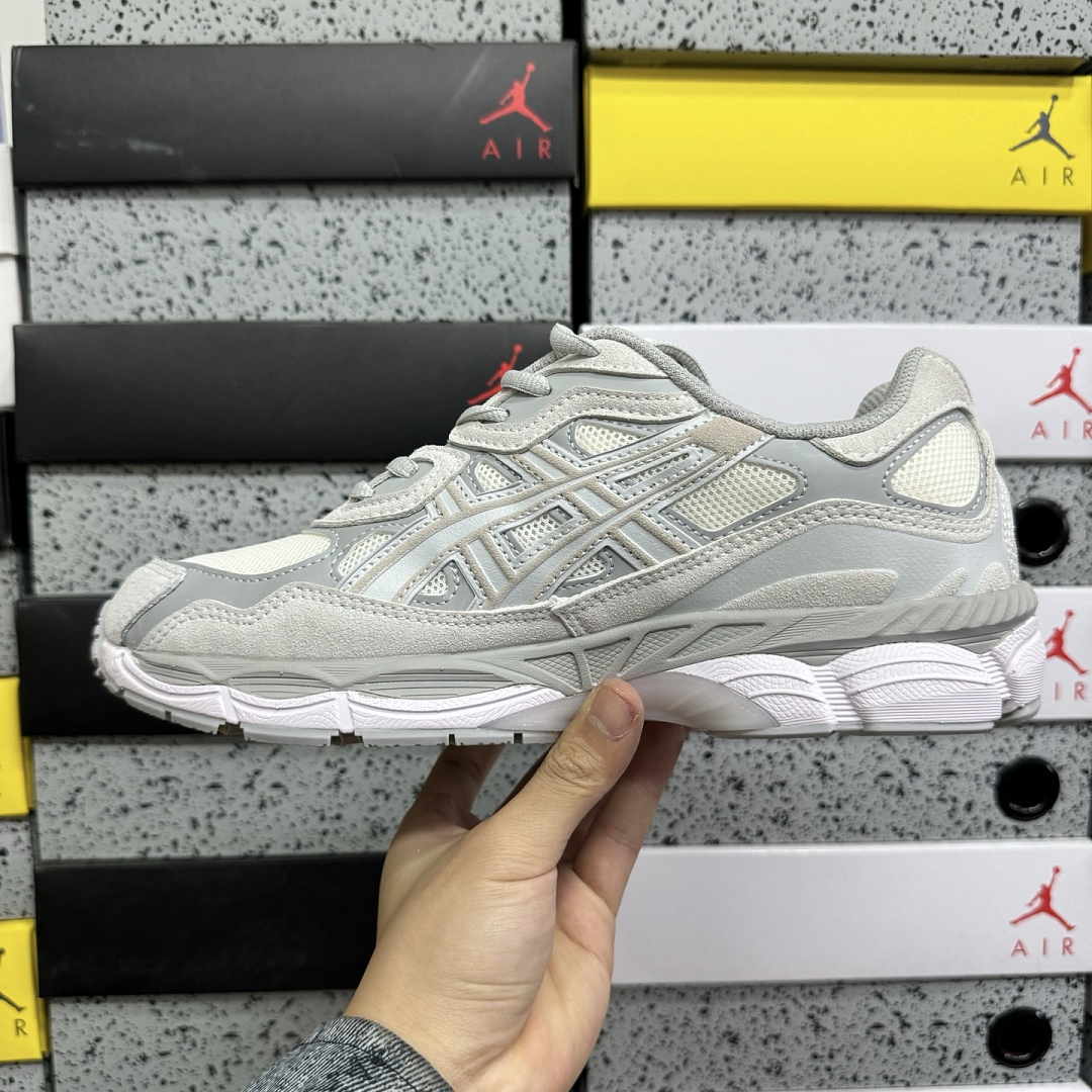 ASICS Gel-NYC Cream Cloud Grey 1203A663-101 - Image 8