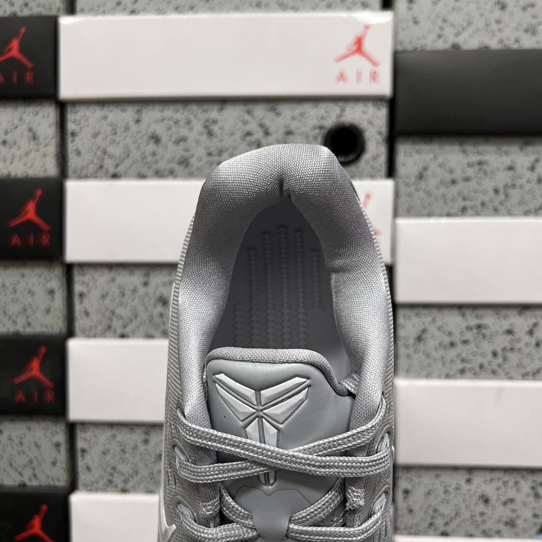 Nike Kobe 9 EM Low Protro TB Wolf Grey ZK9 (White) - Image 6