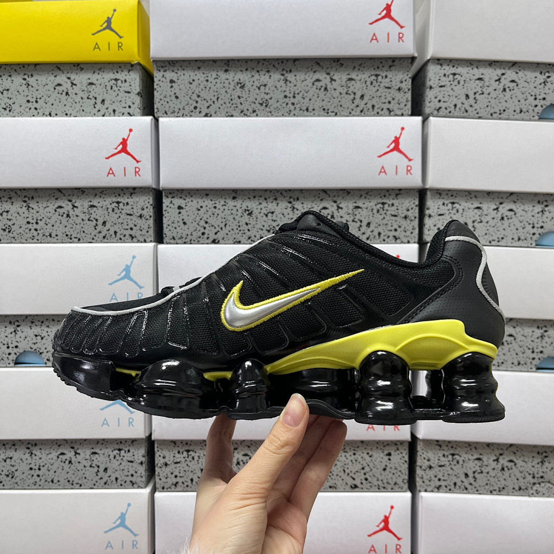 Nike Shox TL Black Dynamic (Yellow Metallic Silver) - Image 4