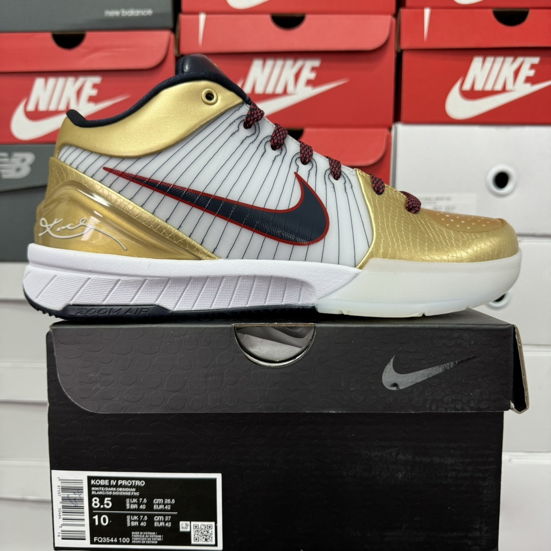 Nike Kobe 4 Protro Gold Medal ZK4 Olympic - Image 19