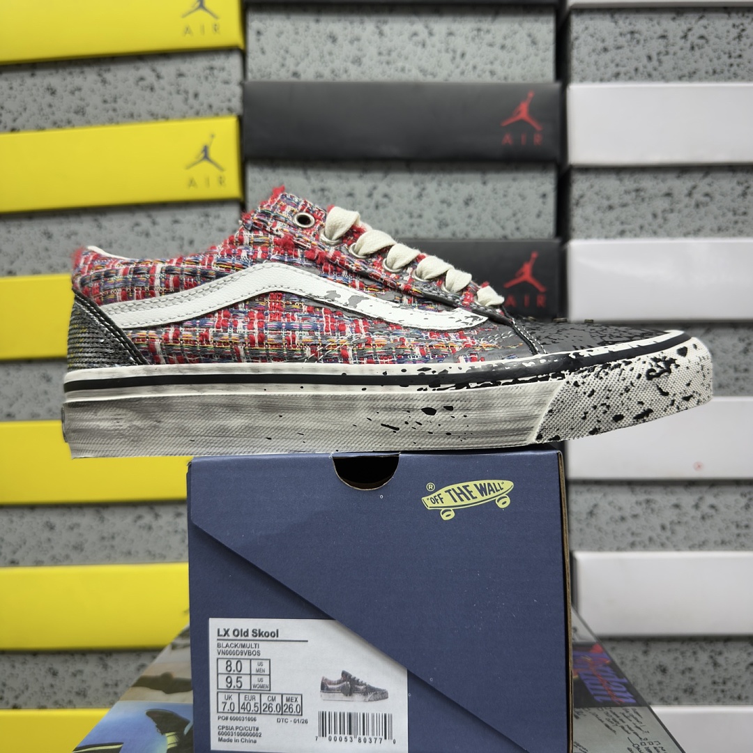 Vans Premium Old Skool Charms Red Black V