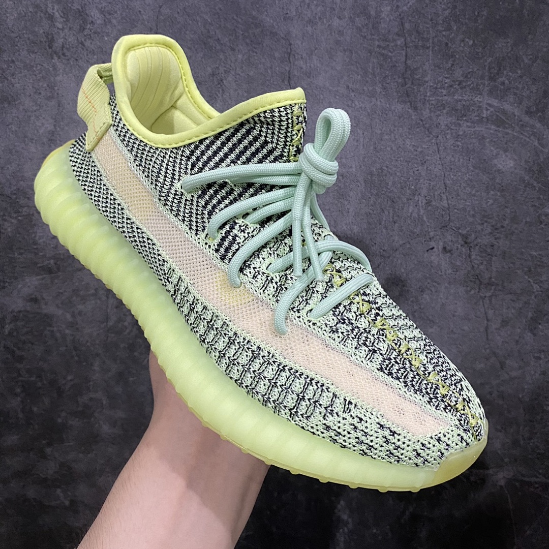 Adidas Yeezy 350 Glow Green Starry - Image 8