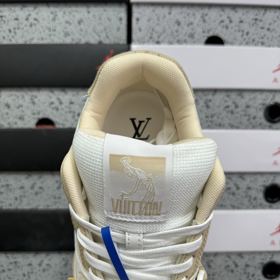 Louis Vuitton Trainer (White Khaki) - Image 5