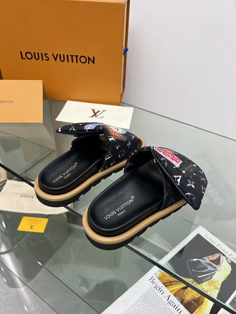 Louis Vuitton Velcro Slippers - Image 5