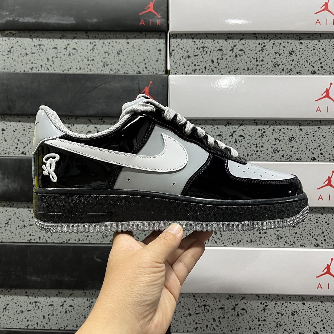 Nike Air Force 1 Low Syna Central Cee Black White Smoke (Grey) - Image 10
