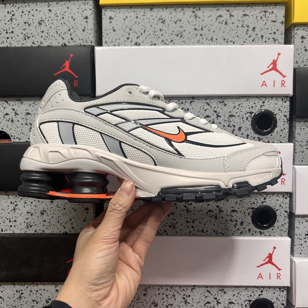 Nike Shox Ride 2 Light Smoke Grey Total (Orange) - Image 9