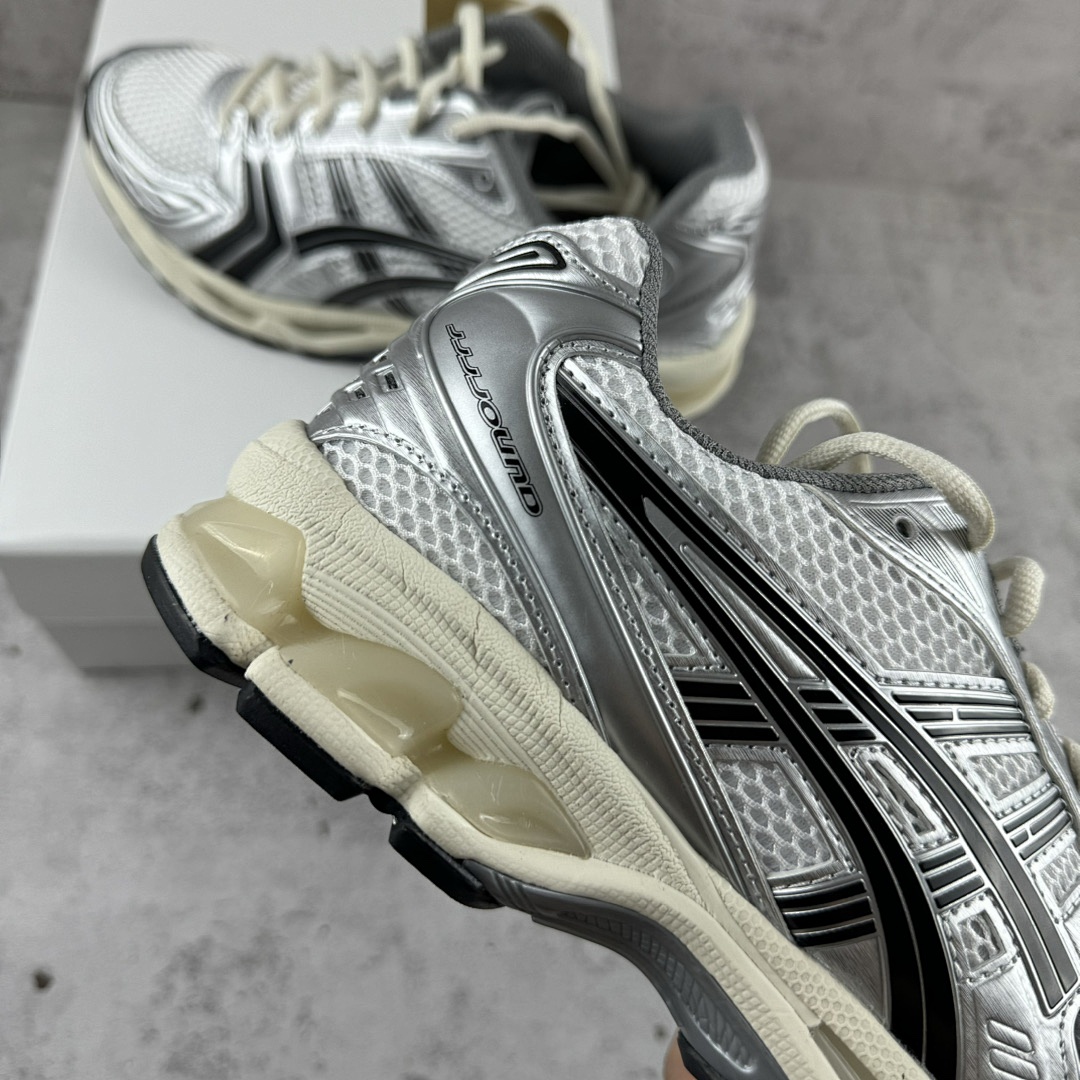 ASICS Gel-Kayano 14 JJJJound Silver Black 1201A457-101 - Image 8