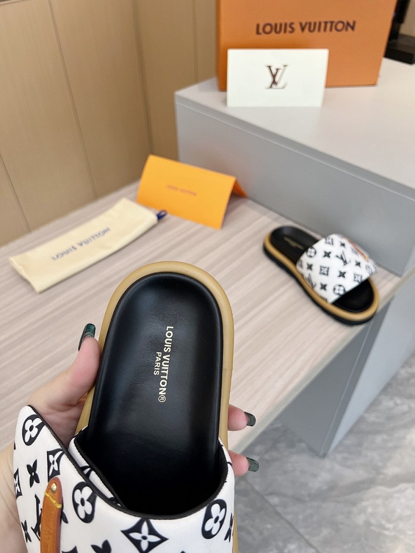 Louis Vuitton Velcro Slippers - Image 5