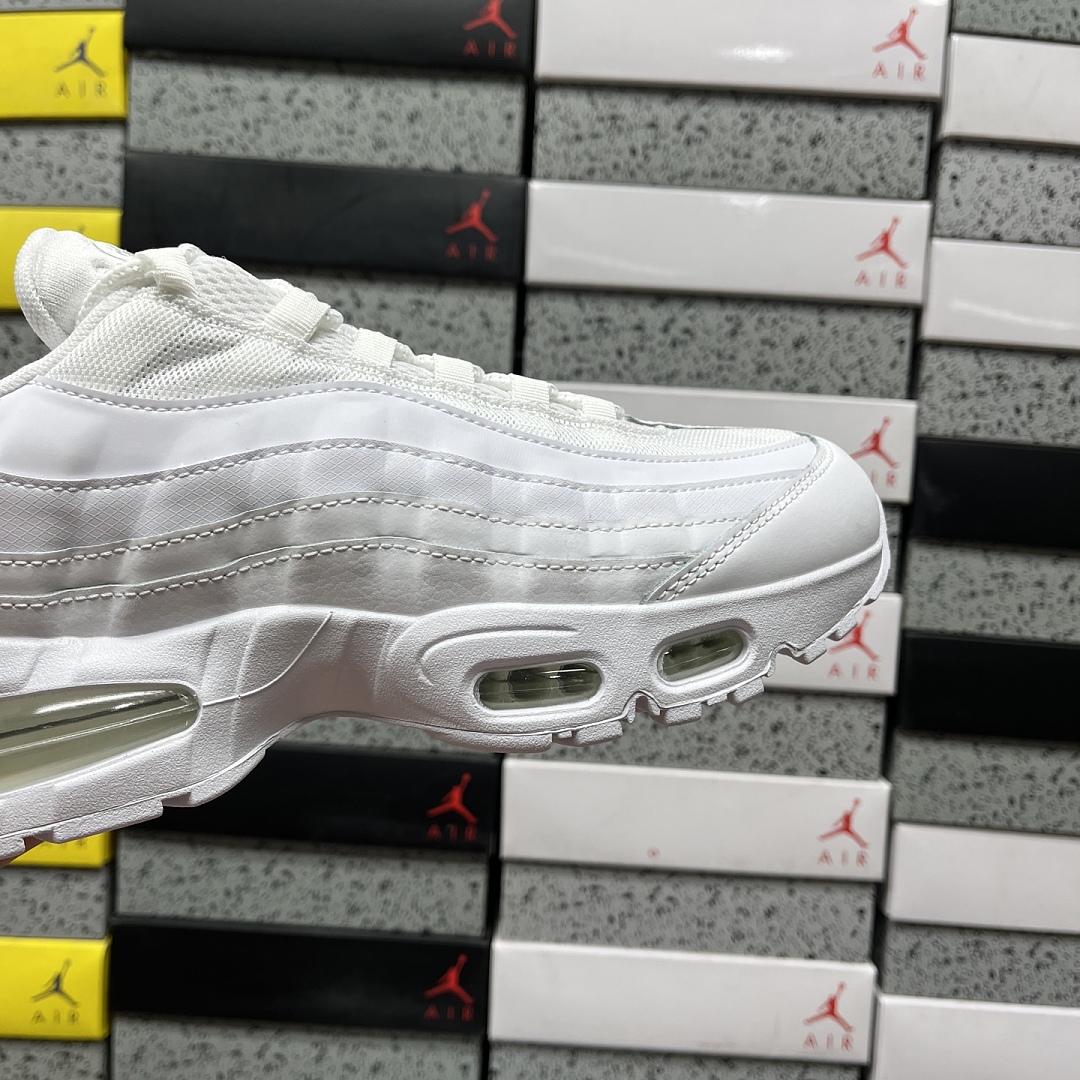 Nike Air Max 95 OG Big Bubble (Triple White) - Image 3
