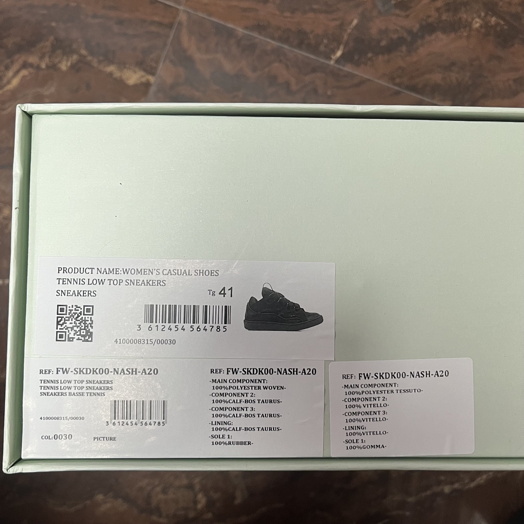 Lanvin Leather Curb (Triple Black) - Image 3