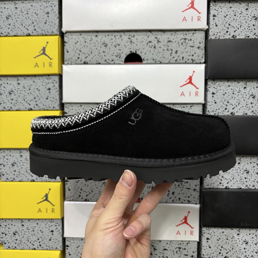 UGG Tasman Thin Sole Loafers / Ethnic Black -5955 - Image 5