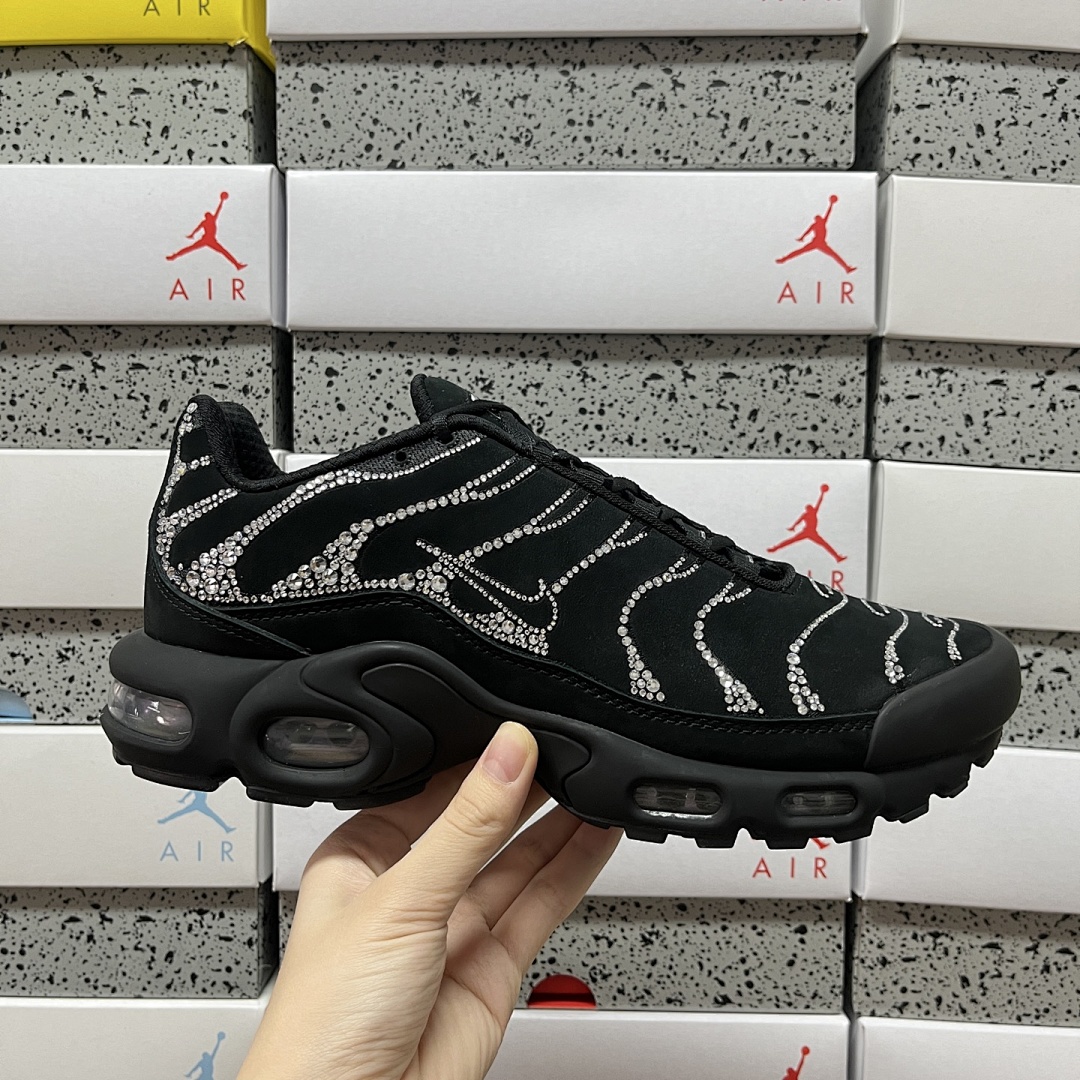 Nike Air Max Plus Swarovski Moonlight Black Silver Diamond FZ4237 - Image 8