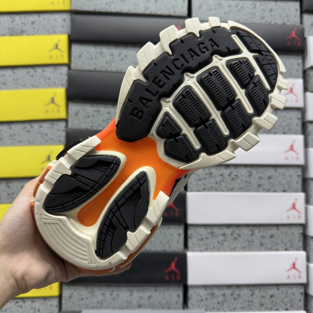 Balenciaga BLCG Track 9059 (White Orange) - Image 7