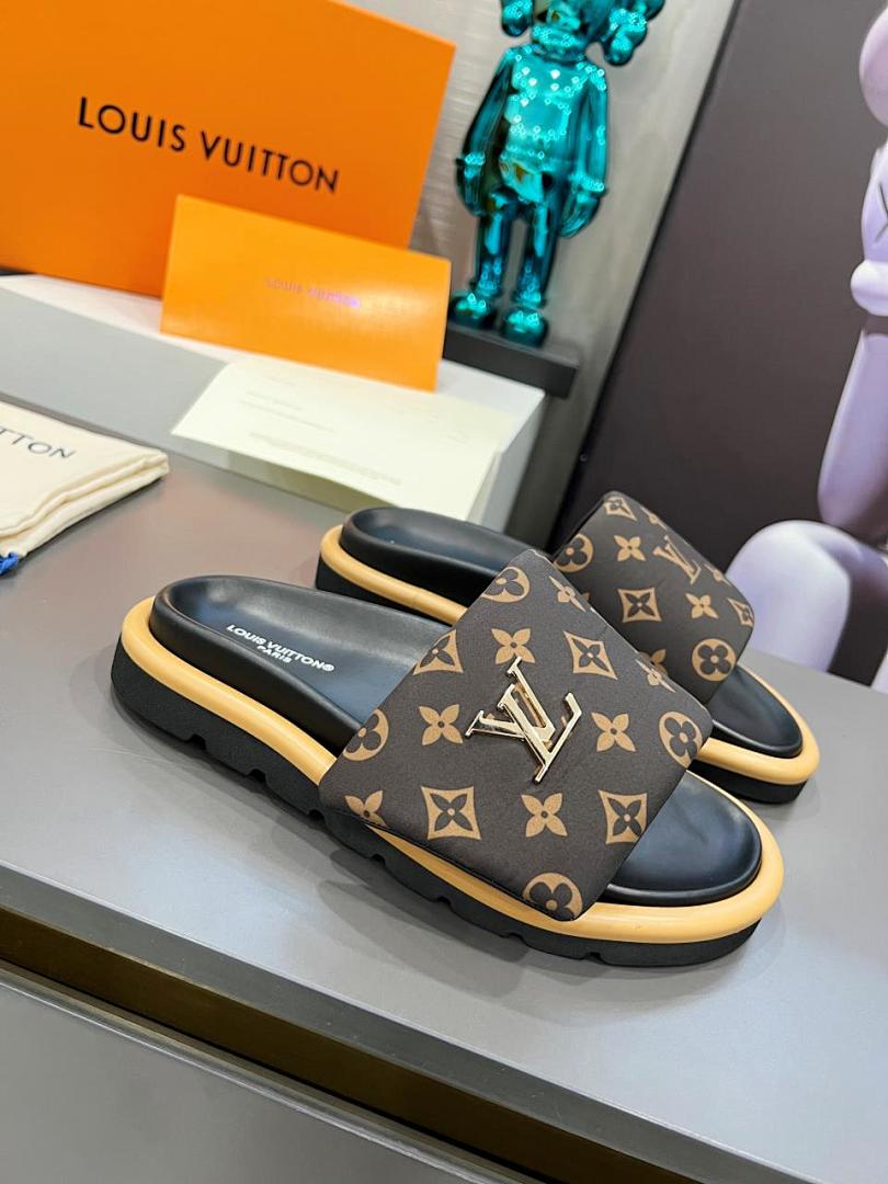 Louis Vuitton Velcro Slippers - Image 6