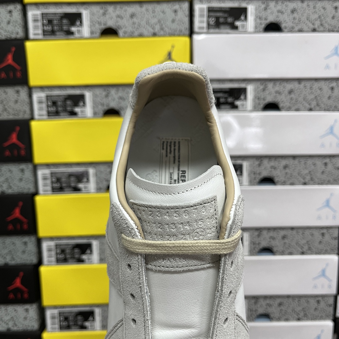 On Running Maison Margiela Replica German Army Trainer GAT LJ : White Grey 1163/1 - Image 5