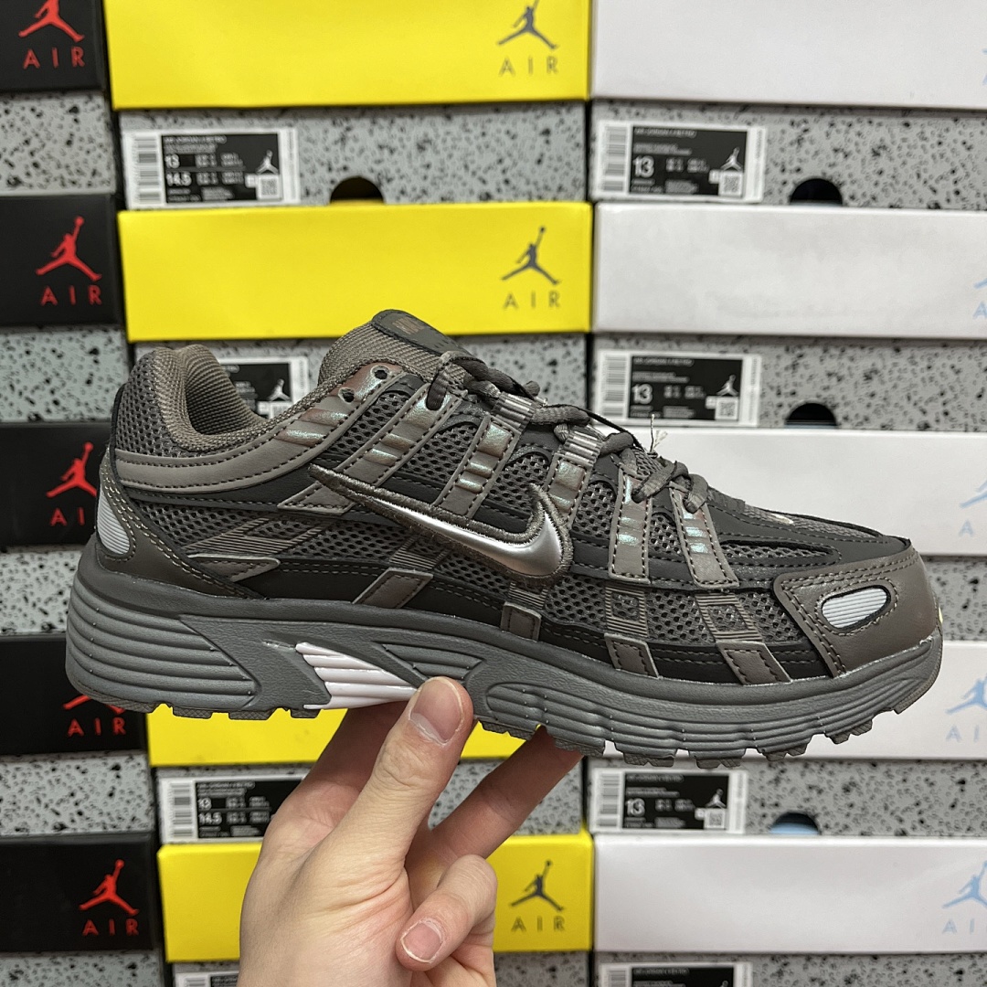 Nike P-6000 Cave Stone Medium Ash Flat Pewter (Metallic Silver) - Image 3