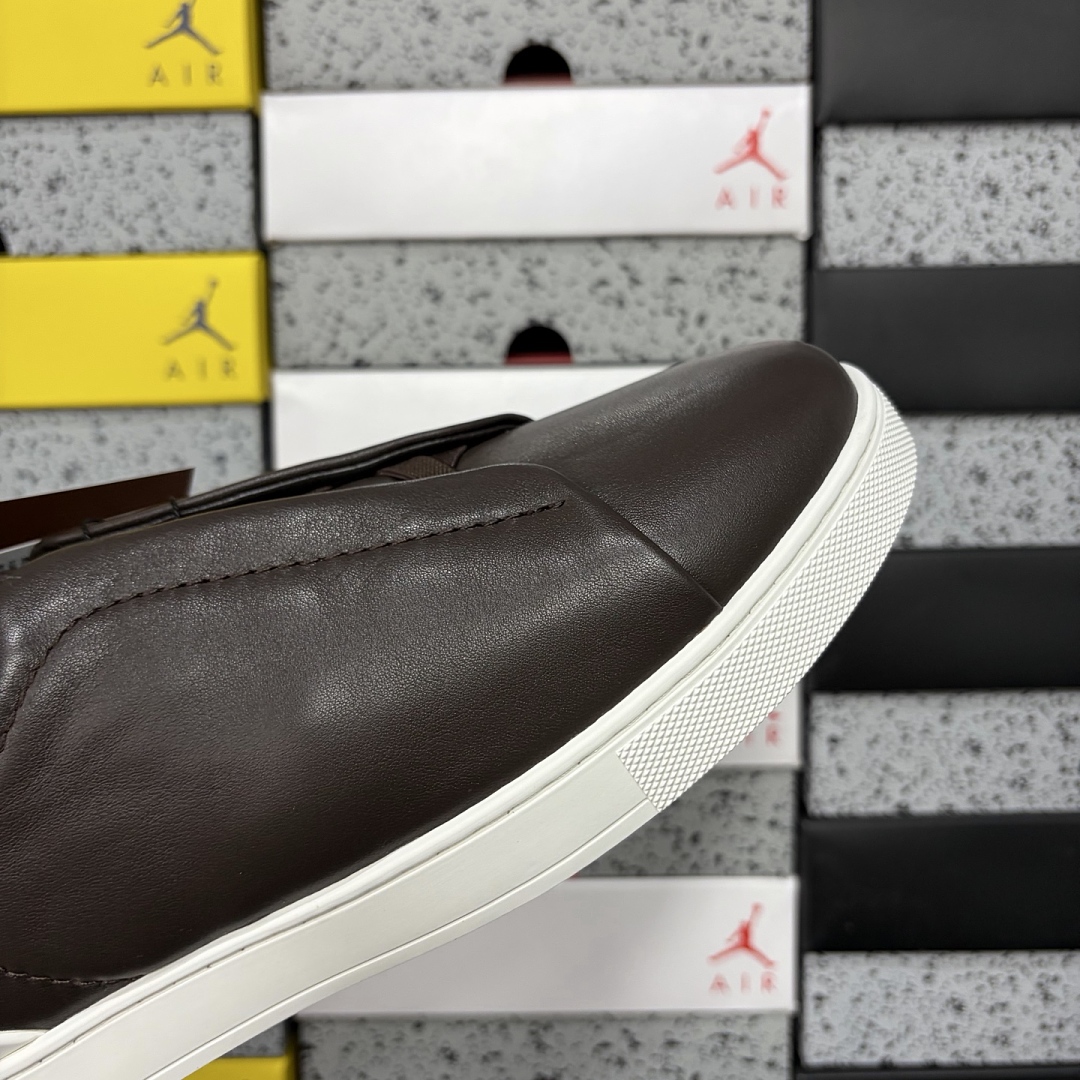 Zegna Deerskin Triple Stitch (Dark Brown) - Image 5
