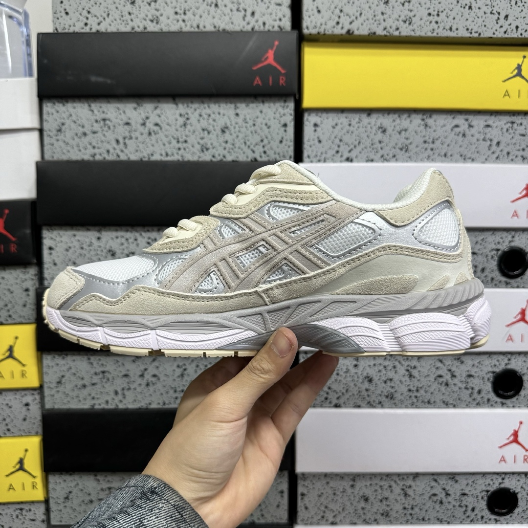 ASICS Gel-NYC White Oyster Grey 1201A789-105 - Image 7