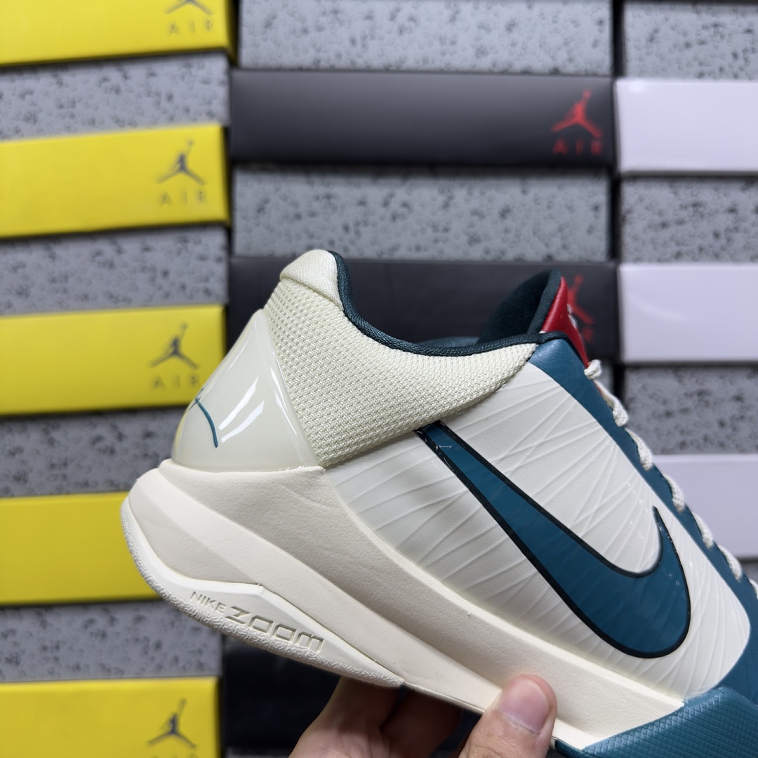 Nike Kobe 5 Protro Caitlin Clark Coconut Milk Spruce - Image 3