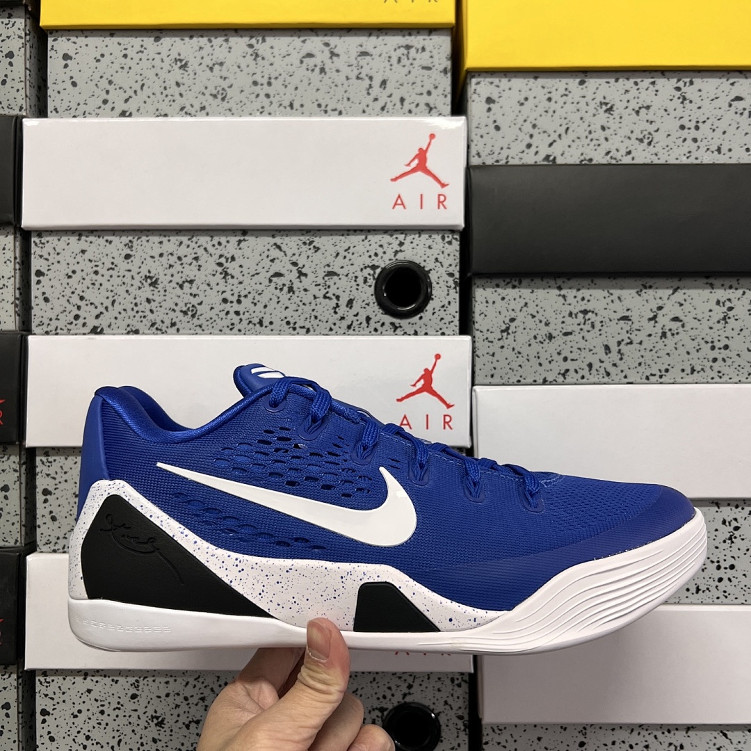 Nike Kobe 9 Elite Low EM Protro Game Royal ZK9 (Blue White) - Image 9