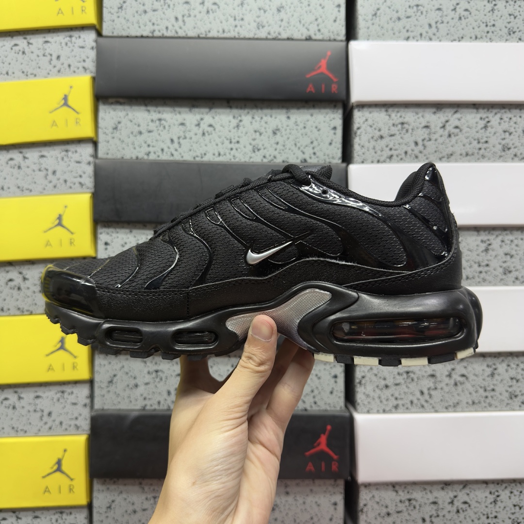 Nike Air Max Plus Mini Swoosh Black Silver DX8971-001 - Image 6