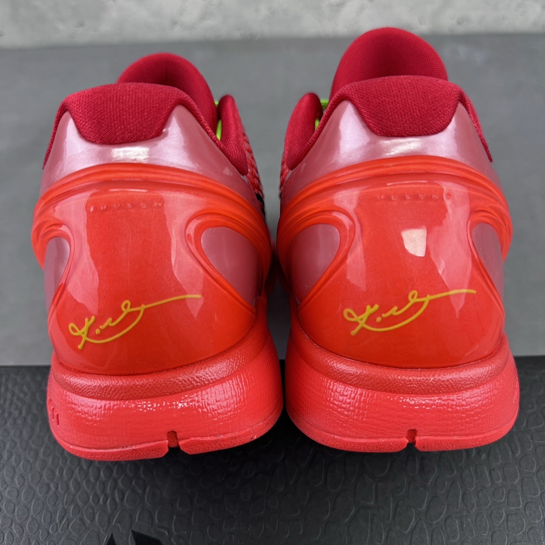 Nike Kobe 6 Protro Reverse Grinch ZK6 Red Black Reversed Green Hornet - Image 4