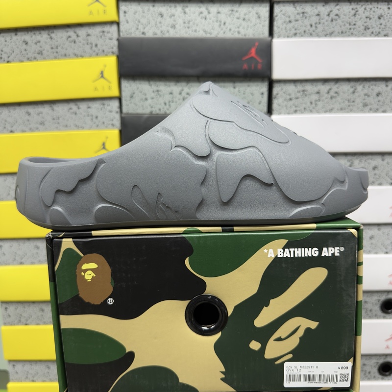 Bape Slide #1 Grey 0ZXSLM322911R