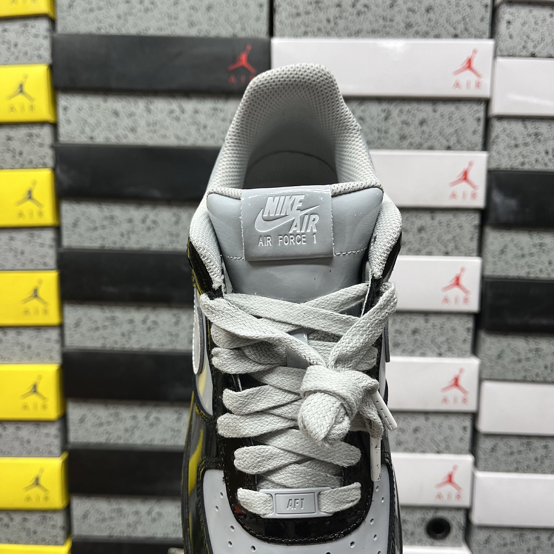 Nike Air Force 1 Low Syna Central Cee Black White Smoke (Grey) - Image 4
