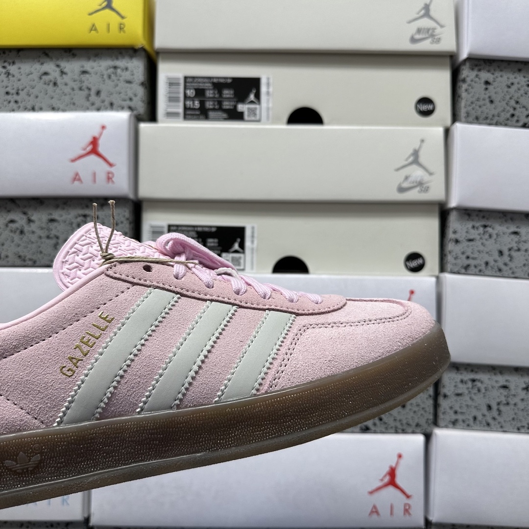 Adidas Gazelle Indoor Clear Pink Off White JI2716 - Image 3
