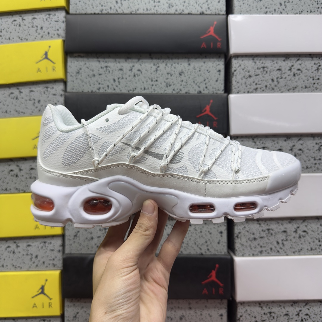 Nike Air Max Plus Utility Safety Orange Pure Platinum FJ4232-100 White (Strap) - Image 3