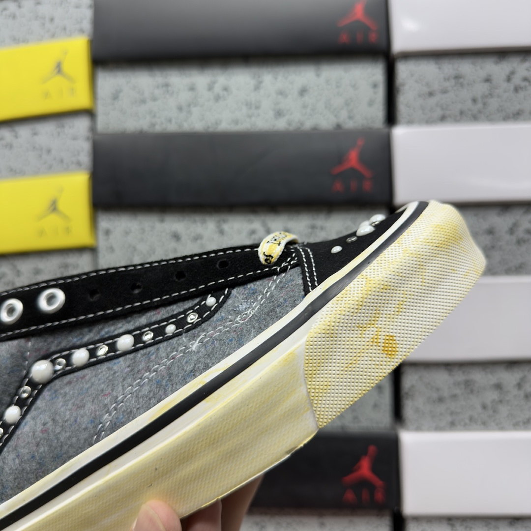 Vans Old Skool 36 Satoshi Nakamoto Pearlized Speckled Moving Blanket Grey V - Image 7
