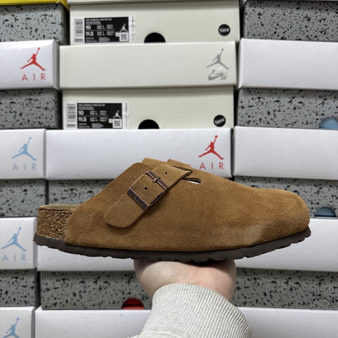 Birkenstock Birken Boston Soft Footbed Suede (Thick Leather) - Image 3
