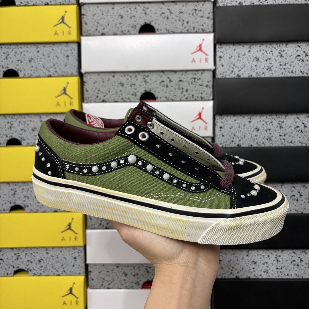 Vans OTW Old Skool Reissue 36 Satoshi Nakamoto Pearlized Army V - Image 12